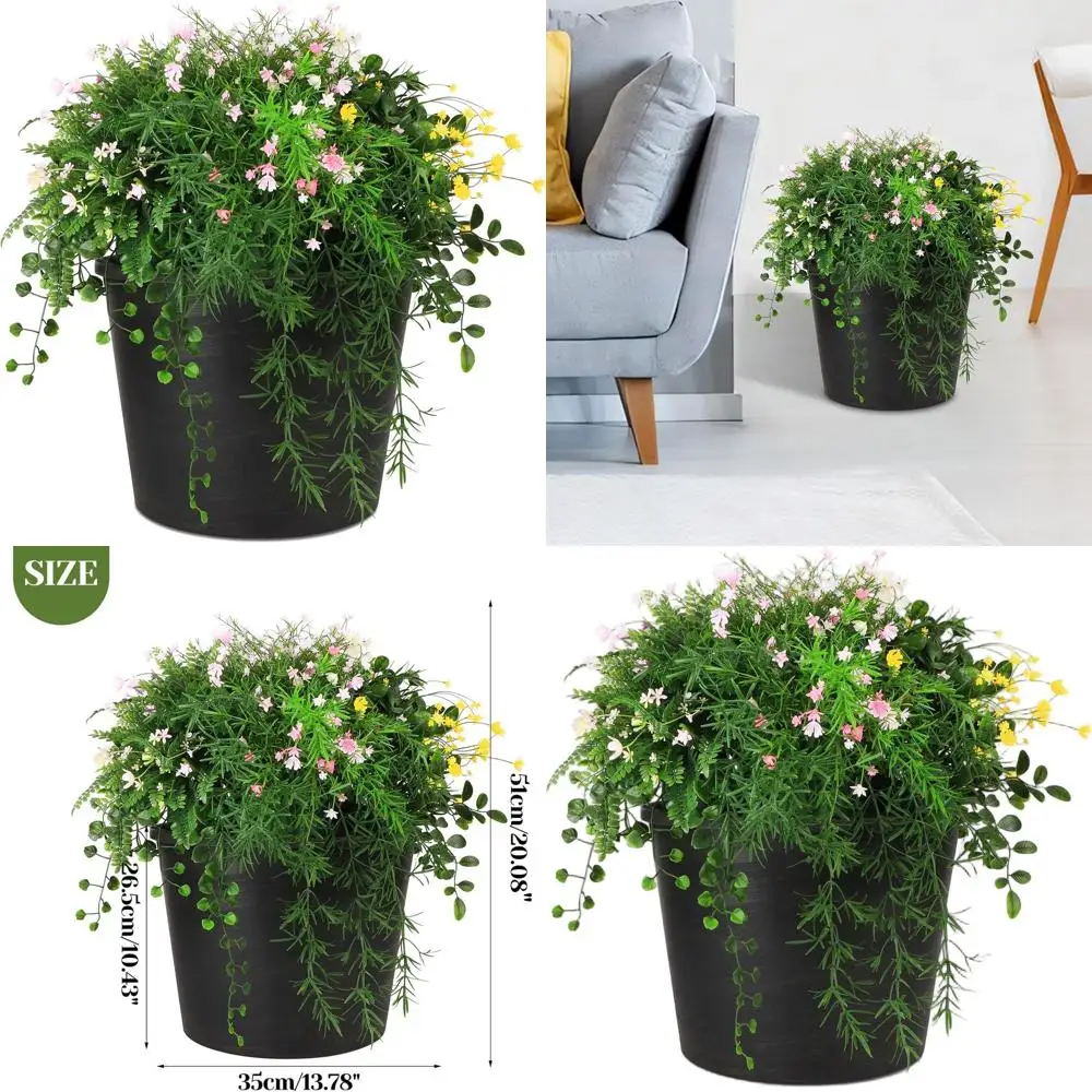 Искусственная детская дыхательная трава 5-в-1 в горшке для дома и офиса, разноцветный декор из зелени для дома и улицы
Искусственная детская дыхательная трава 5-в-1 в горшке для дома и офиса, разноцветный декор из зелени для дома и улицы