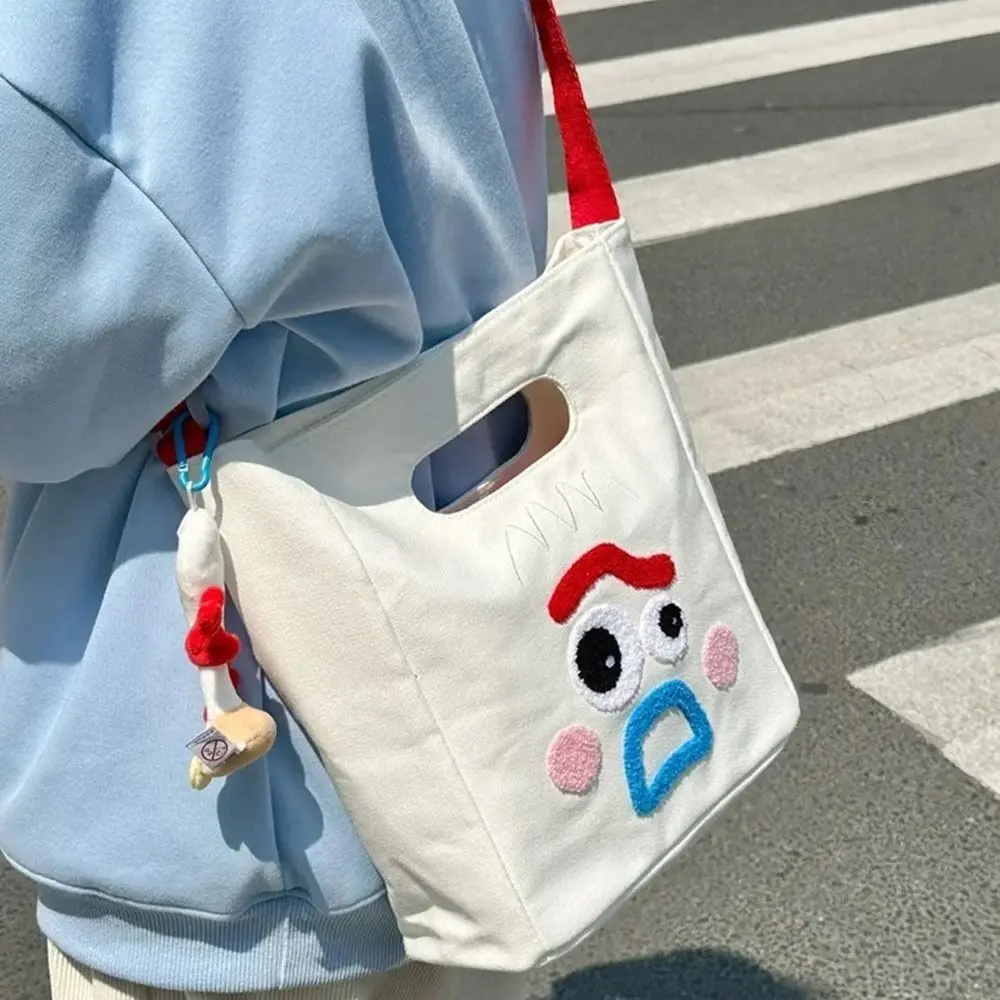 High-Capacity Strange Expression Canvas Bags with Handle Magnetic Buckle Closure Cute Expression Tote Bag Zipper Inner Pocket
High-Capacity Strange Expression Canvas Bags with Handle Magnetic Buckle Closure Cute Expression Tote Bag Zipper Inner Pocket