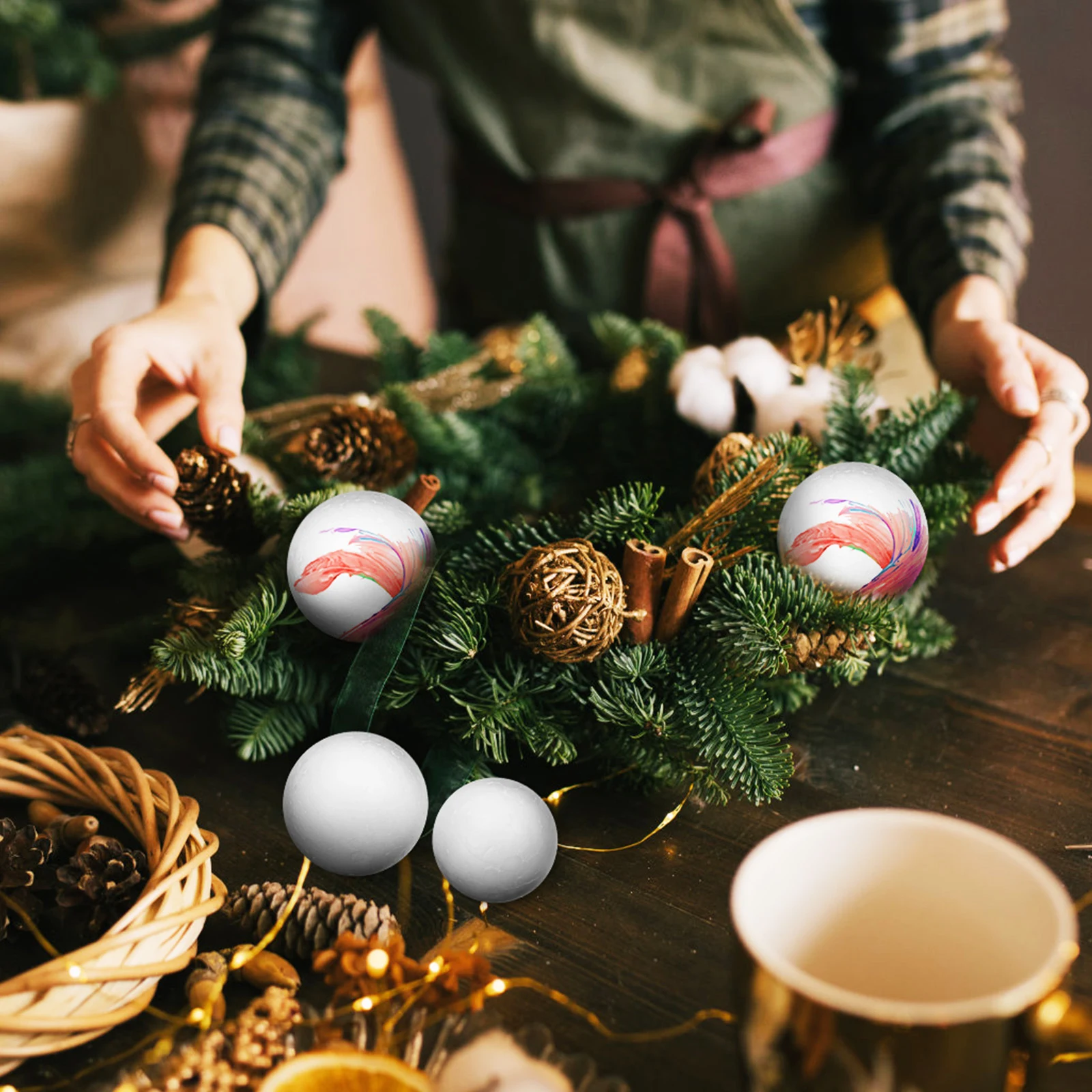 260Pcs Craft Foam Balls Lightweight Blank Balls for Drawing Crafting Christmas Tree Ornaments DIY Foam Balls, Craft Supplies
260Pcs Craft Foam Balls Lightweight Blank Balls for Drawing Crafting Christmas Tree Ornaments DIY Foam Balls, Craft Supplies