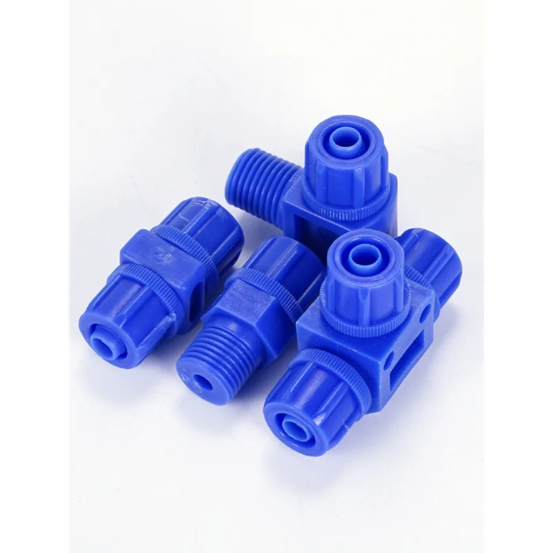 10pcs POM Blue Plastic Quick Connect Fitting PC External Thread Straight Corrosion Resistant Tee Elbow Coupler
10pcs POM Blue Plastic Quick Connect Fitting PC External Thread Straight Corrosion Resistant Tee Elbow Coupler