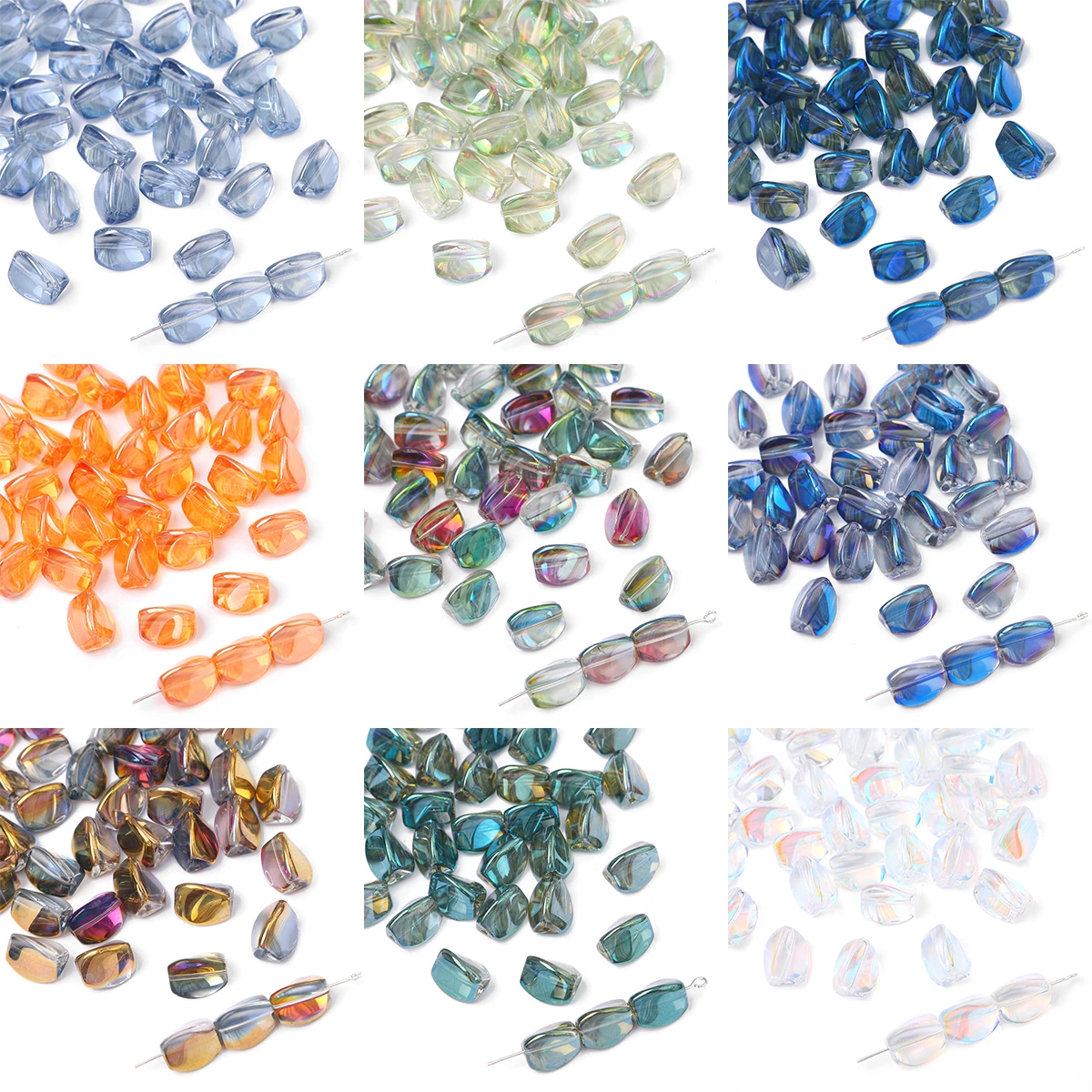10pcs 9x12mm Special Shiny Color Crystal Glass Beads Twisted Geometry Beads for Necklace Bracelet DIY Jewelry Making
10pcs 9x12mm Special Shiny Color Crystal Glass Beads Twisted Geometry Beads for Necklace Bracelet DIY Jewelry Making