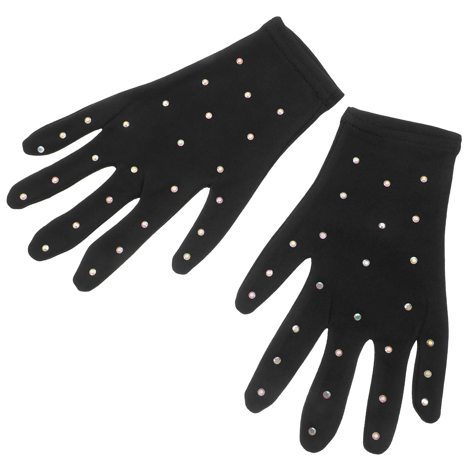 1Pair Performance Gloves for Figure Skating Ice Skating Dance Party Stage Use Stretch Elastic Fiber Rhinestone Decorative Gloves
1Pair Performance Gloves for Figure Skating Ice Skating Dance Party Stage Use Stretch Elastic Fiber Rhinestone Decorative Gloves