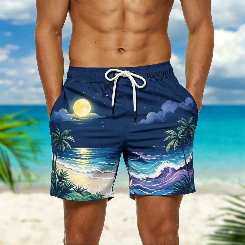 Men's Tropical Beach & Sunset Print Casual Shorts ,for Nature Trips, Outdoor Events, Casual Strolls & Standout Style
Men's Tropical Beach & Sunset Print Casual Shorts ,for Nature Trips, Outdoor Events, Casual Strolls & Standout Style