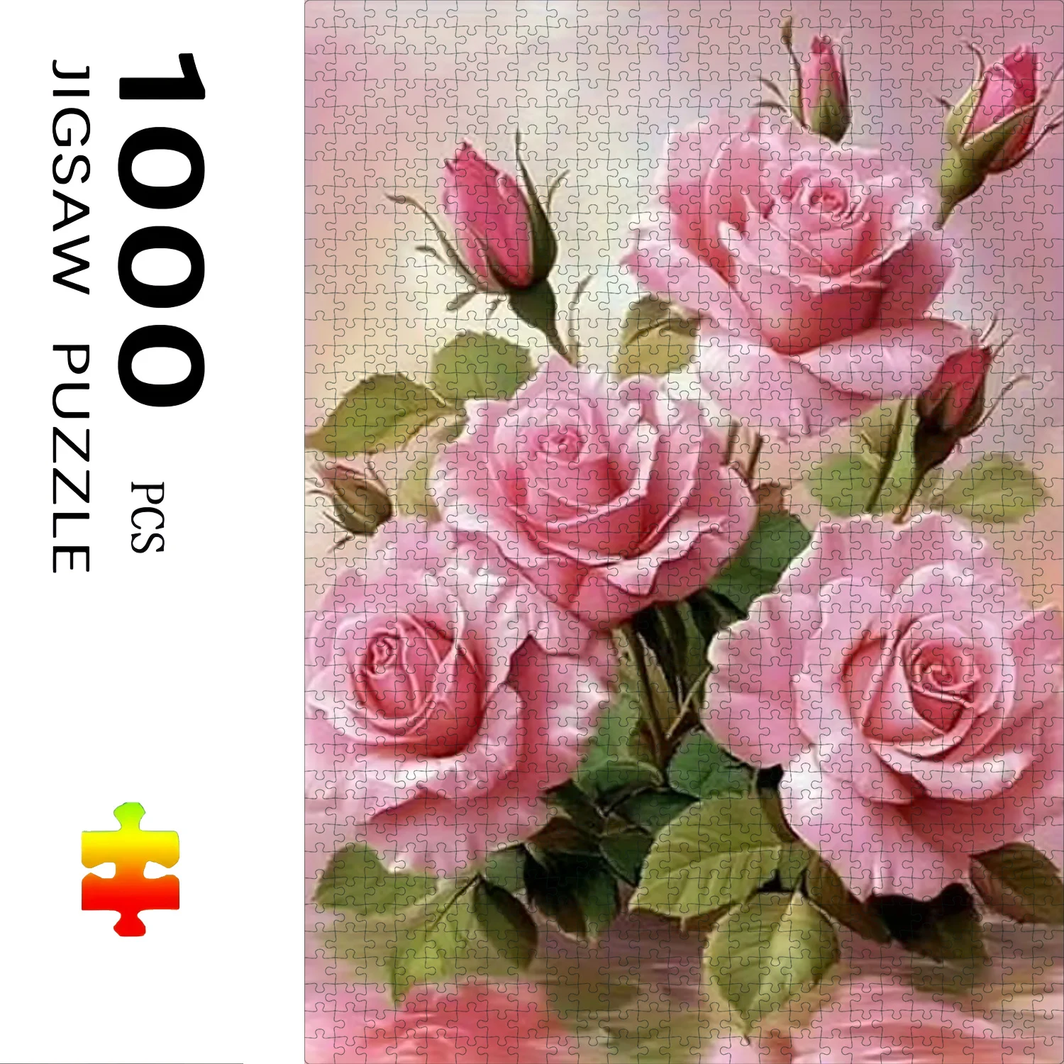 1000pcs Pink Rose Puzzle | Challenging Large Puzzle Perfect for Home Decor and Gifts, Ideal for Valentine'S Day, Mother'S Day,
1000pcs Pink Rose Puzzle | Challenging Large Puzzle Perfect for Home Decor and Gifts, Ideal for Valentine'S Day, Mother'S Day,