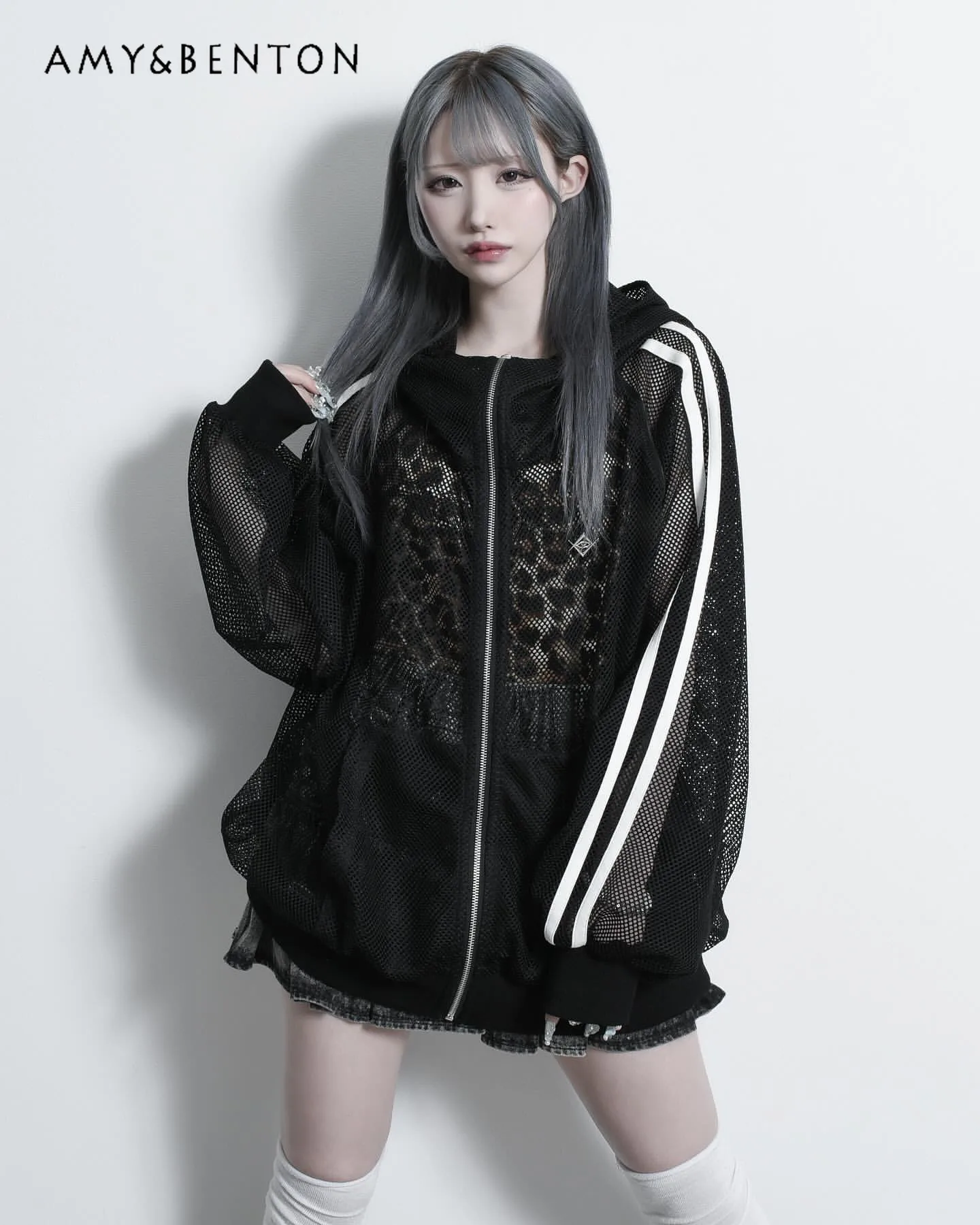 Japanese Style RF Subculture Harajuku Dark Punk Hooded Casual Jacket Gothic Y2k Hot Girl Oversized Jackets for Women Spring New
Japanese Style RF Subculture Harajuku Dark Punk Hooded Casual Jacket Gothic Y2k Hot Girl Oversized Jackets for Women Spring New