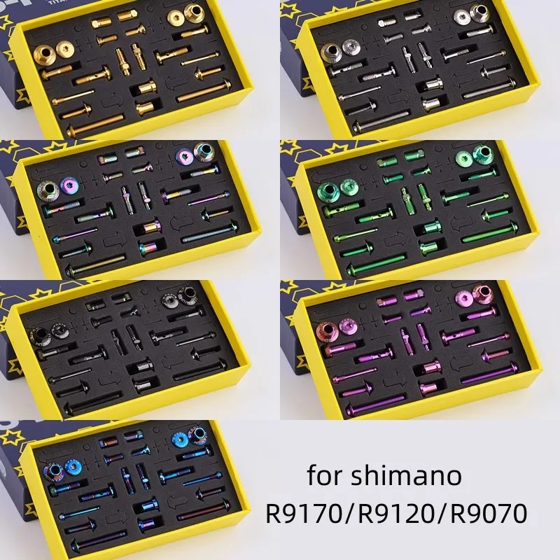 Road bike disc system titanium screws for shimano R9170 R9120 R900 brake titanium bolts
Road bike disc system titanium screws for shimano R9170 R9120 R900 brake titanium bolts