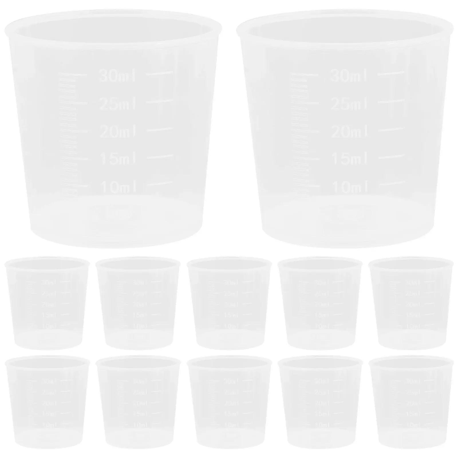 Набор из 100 пластиковых мерных стаканчиков 30 мл, прозрачные, с градуировкой, для измерения жидкостей, порошков и гранул, для домашнего и лабораторного использования
Набор из 100 пластиковых мерных стаканчиков 30 мл, прозрачные, с градуировкой, для измерения жидкостей, порошков и гранул, для домашнего и лабораторного использования