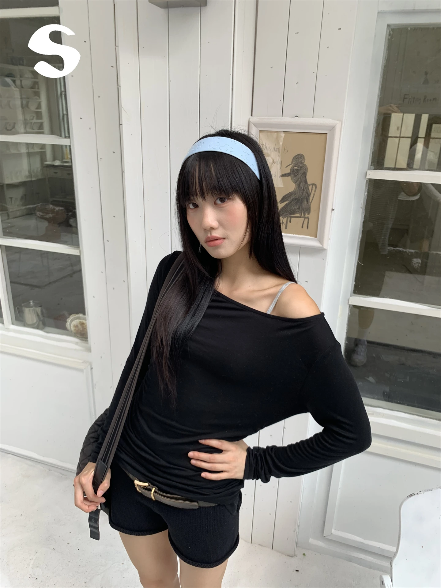 Футболка для похудения с длинным рукавом, открытыми плечами, асимметричным вырезом, для ношения под одеждой, в корейском стиле, универсальная
Футболка для похудения с длинным рукавом, открытыми плечами, асимметричным вырезом, для ношения под одеждой, в корейском стиле, универсальная