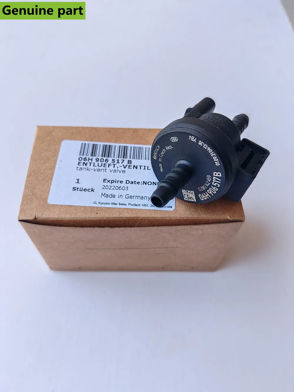 OEM 06H906517AA 06H906517B 06H906517H 06H906517K 06H906517T For A4 Q5 VW Jetta GOLF TIGUAN 2.0T 1.8T Vapor Canister Purge Valve
OEM 06H906517AA 06H906517B 06H906517H 06H906517K 06H906517T For A4 Q5 VW Jetta GOLF TIGUAN 2.0T 1.8T Vapor Canister Purge Valve