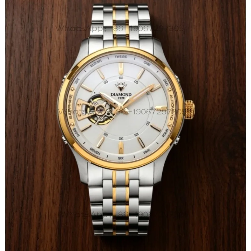 Da Qin Wang Jian Shanghai Diamond Brand Men's Watch Fully Automatic Mechanical Watch Waterproof Fashion Watch
Da Qin Wang Jian Shanghai Diamond Brand Men's Watch Fully Automatic Mechanical Watch Waterproof Fashion Watch