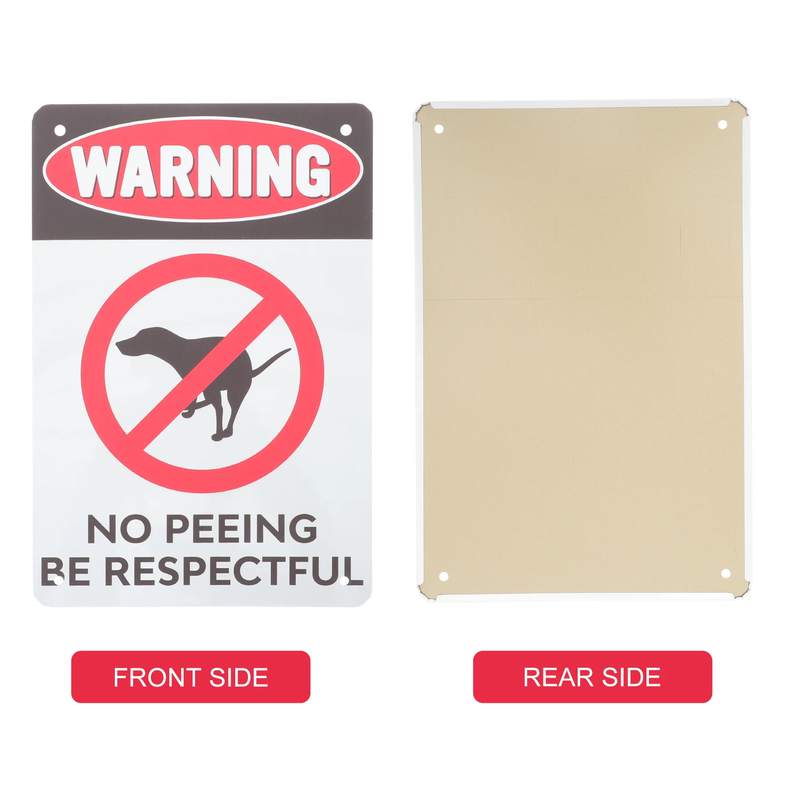 2 Pcs Vintage Tin Painting Keep Weeing Please Be Respectful Sign Warning Sorry Hanging Garden Caution Frameless
2 Pcs Vintage Tin Painting Keep Weeing Please Be Respectful Sign Warning Sorry Hanging Garden Caution Frameless