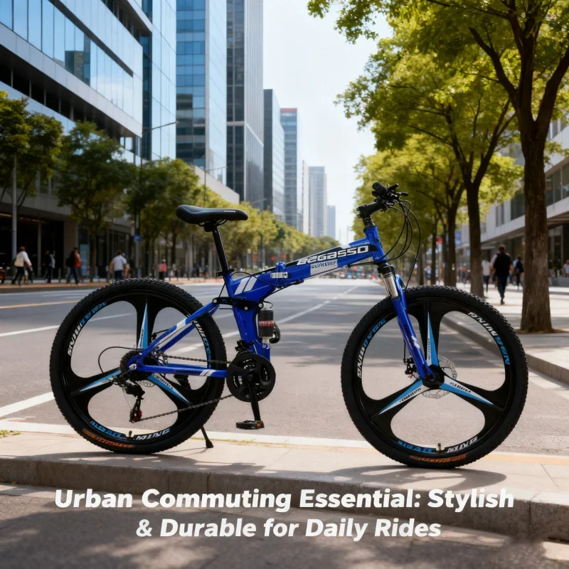 Adult Folding Mountain Bike High Configuration Three-Cutter Wheel Blue Cross-Border Wholesale Variable Speed Soft
Adult Folding Mountain Bike High Configuration Three-Cutter Wheel Blue Cross-Border Wholesale Variable Speed Soft