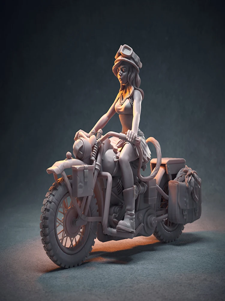 1/24 MODERN GIRL WITH motorcycle Resin figure Model kits Miniature gk Unassembly Unpainted
1/24 MODERN GIRL WITH motorcycle Resin figure Model kits Miniature gk Unassembly Unpainted