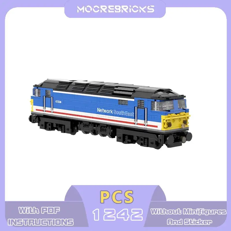MOC 8 Stud Class 47 Diesel Locomotive Train Building Blocks Motorised NSE Red White Blue Railway Vehicle Bricks Adult Gift
MOC 8 Stud Class 47 Diesel Locomotive Train Building Blocks Motorised NSE Red White Blue Railway Vehicle Bricks Adult Gift
