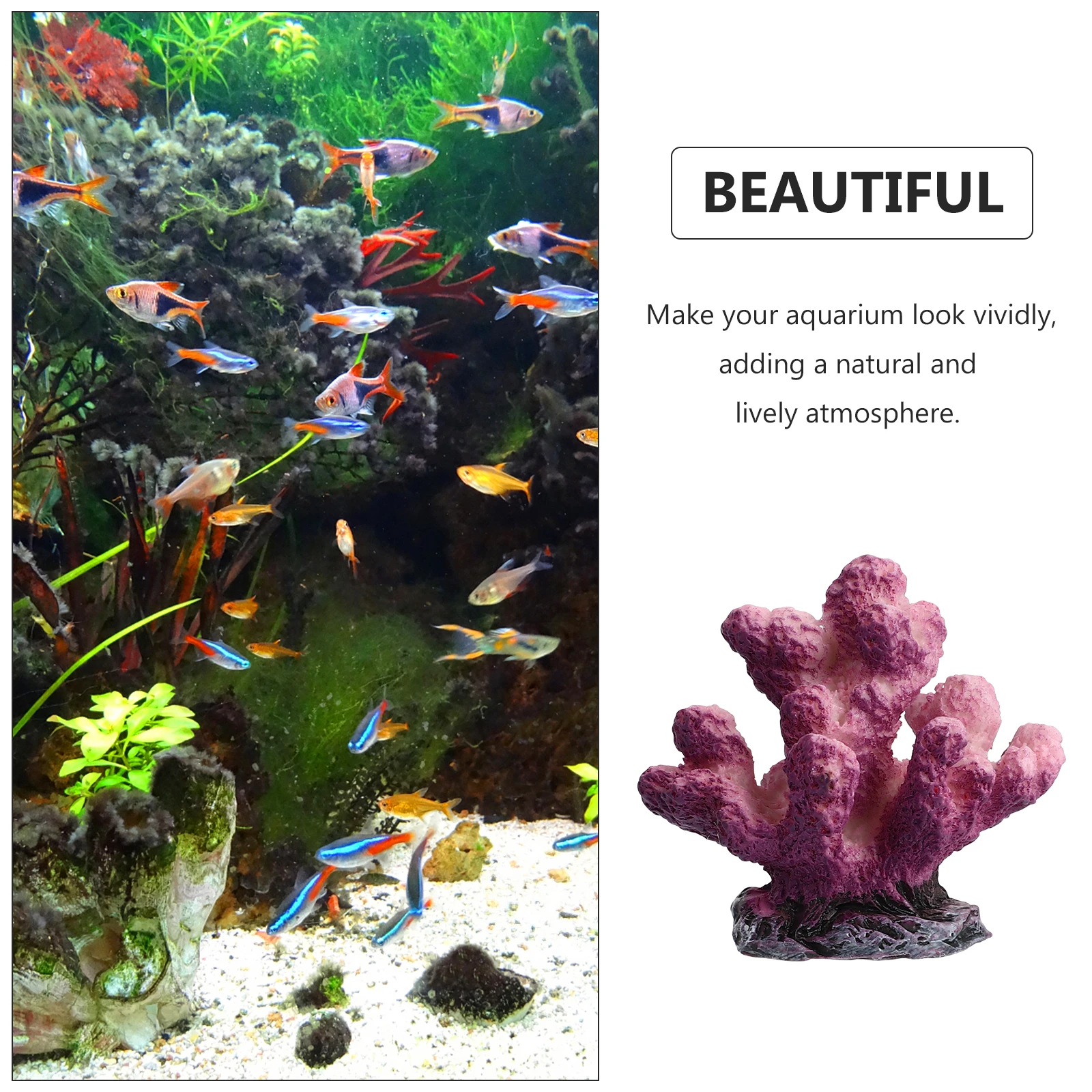Simulation Coral Resin Decoration Lifelike Aquarium nament Fish Tank Home Decor Fine Details Safe Water Quality
Simulation Coral Resin Decoration Lifelike Aquarium nament Fish Tank Home Decor Fine Details Safe Water Quality