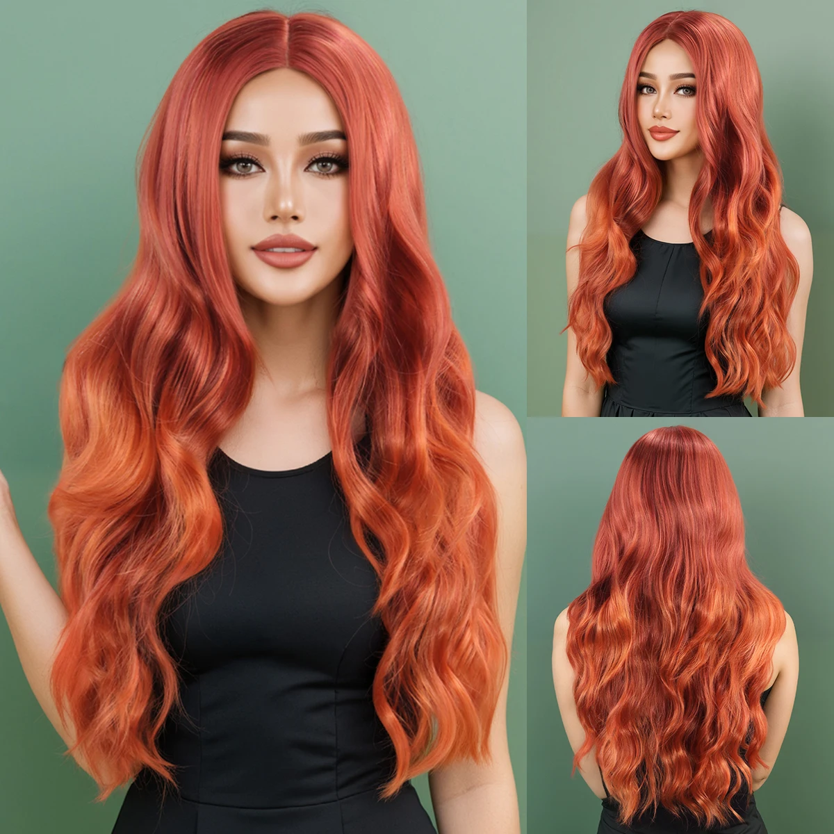 Orange Long Wavy Hairsynthetic Wig with Bangs for Women; Popular among Cross-Border Foreign Trade
Orange Long Wavy Hairsynthetic Wig with Bangs for Women; Popular among Cross-Border Foreign Trade