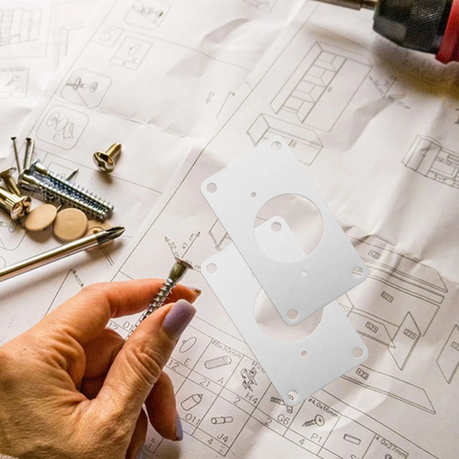 8Pcs Stainless Steel Cabinet Door Hinge Repair Plates Heavy Duty Fixing Kit for Cabinet Door Hinge Repair Fixing Bracket Kit
8Pcs Stainless Steel Cabinet Door Hinge Repair Plates Heavy Duty Fixing Kit for Cabinet Door Hinge Repair Fixing Bracket Kit