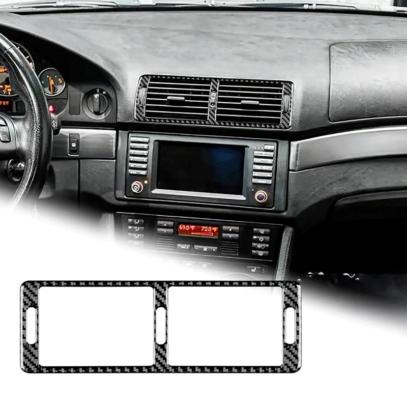 For BMW 5 Series E39 1998-2003 Soft Carbon Fiber Center Console Air Vent Frame Cover Trim Interior Replacement Accessories
For BMW 5 Series E39 1998-2003 Soft Carbon Fiber Center Console Air Vent Frame Cover Trim Interior Replacement Accessories