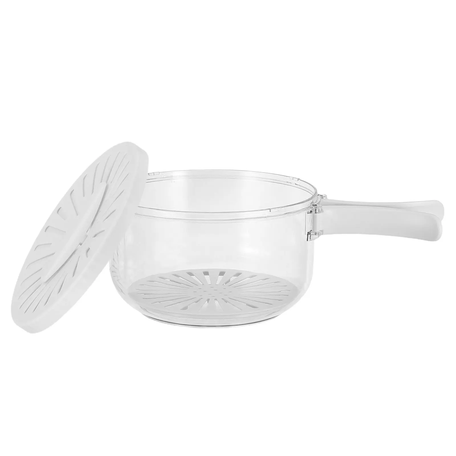 Двухслойная корзина-дуршлаг для фруктов и овощей, бежевая, со складной ручкой, пластиковая, для мытья и хранения на кухне и в холодильнике
Двухслойная корзина-дуршлаг для фруктов и овощей, бежевая, со складной ручкой, пластиковая, для мытья и хранения на кухне и в холодильнике