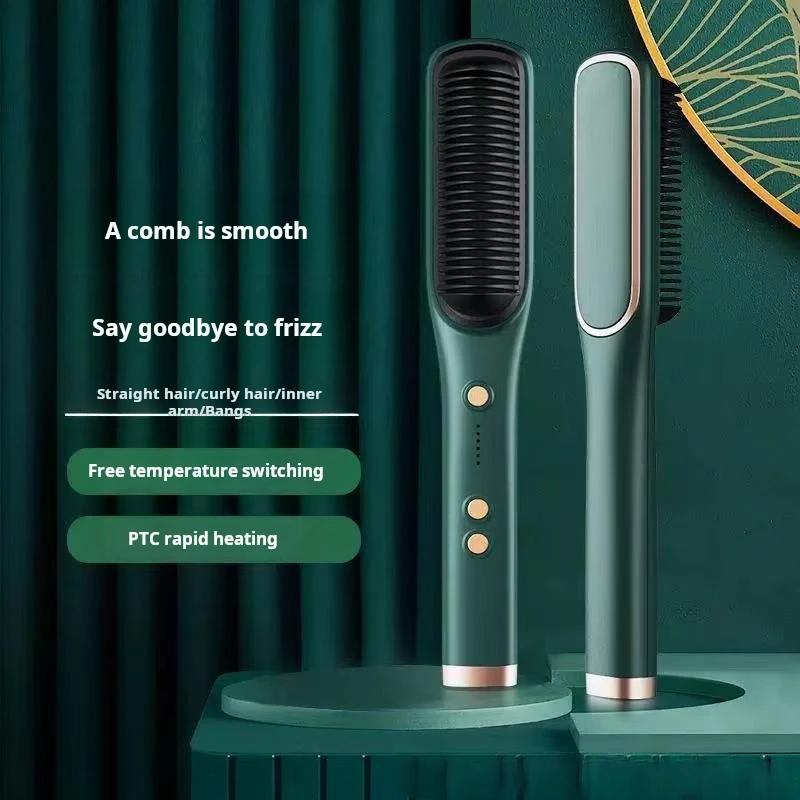 New negative ion straight hair comb electric curling comb dual-purpose dormitory lazy curling iron
New negative ion straight hair comb electric curling comb dual-purpose dormitory lazy curling iron