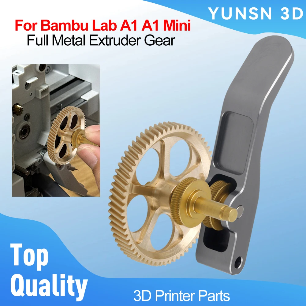 Обновленная цельнометаллическая шестерня экструдера для Bambu Lab A1 A1 Mini Claw Gear RNC с нанопокрытием из закаленной стали, спиральная шестерня, износостойкая
Обновленная цельнометаллическая шестерня экструдера для Bambu Lab A1 A1 Mini Claw Gear RNC с нанопокрытием из закаленной стали, спиральная шестерня, износостойкая