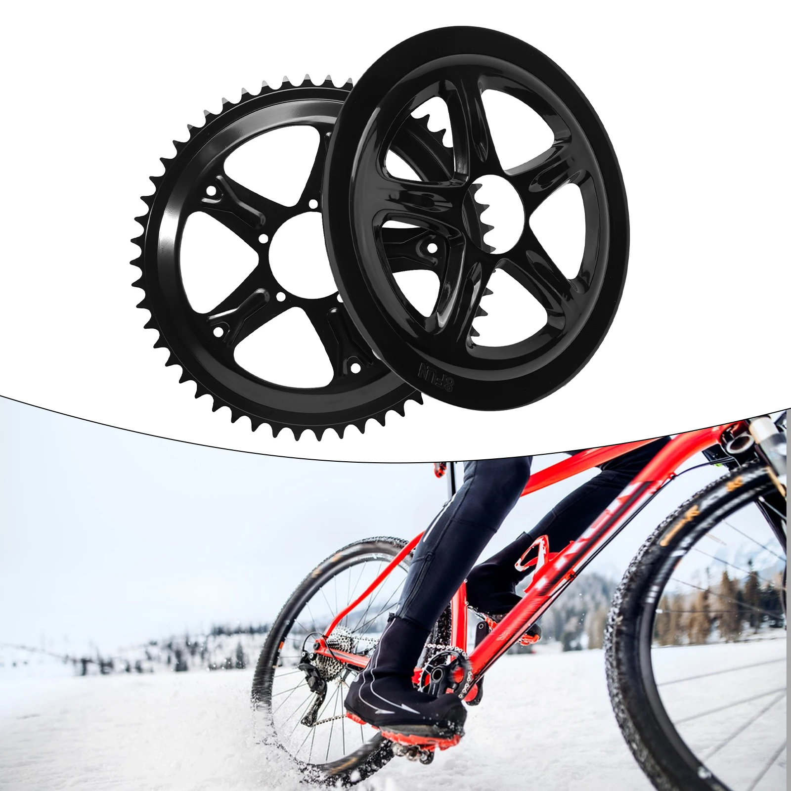 Sprocket For Bafang BBS01 & BBS02 MidDrive Motor Chainwheel Sprocket Easy Installation and Longevity 44T 46T 48T
Sprocket For Bafang BBS01 & BBS02 MidDrive Motor Chainwheel Sprocket Easy Installation and Longevity 44T 46T 48T