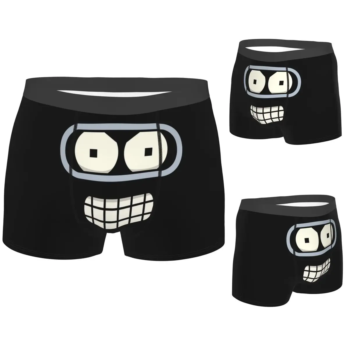 Boxer Underpants Shorts Bender's Face Panties Men Breathable Underwear for Homme Man Boyfriend Gifts
Boxer Underpants Shorts Bender's Face Panties Men Breathable Underwear for Homme Man Boyfriend Gifts