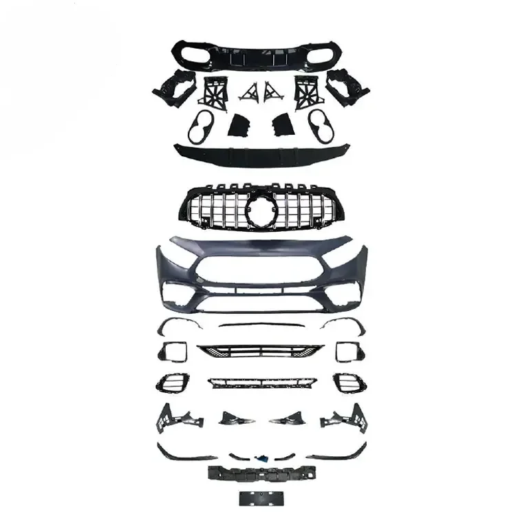 High quality Body Kit Suitable for Cla Class W177 Modified to A 45 front bumper with grille car bumper
High quality Body Kit Suitable for Cla Class W177 Modified to A 45 front bumper with grille car bumper
