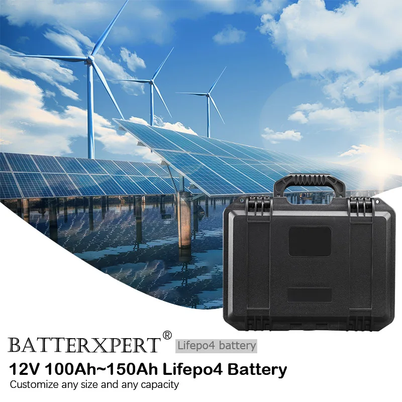 12V 100Ah 120Ah 130Ah 150Ah Lifepo4 Battery Pack for Solar Storage Ups Solar Street Light EV RV Caravan Motor Home+10A Charger
12V 100Ah 120Ah 130Ah 150Ah Lifepo4 Battery Pack for Solar Storage Ups Solar Street Light EV RV Caravan Motor Home+10A Charger