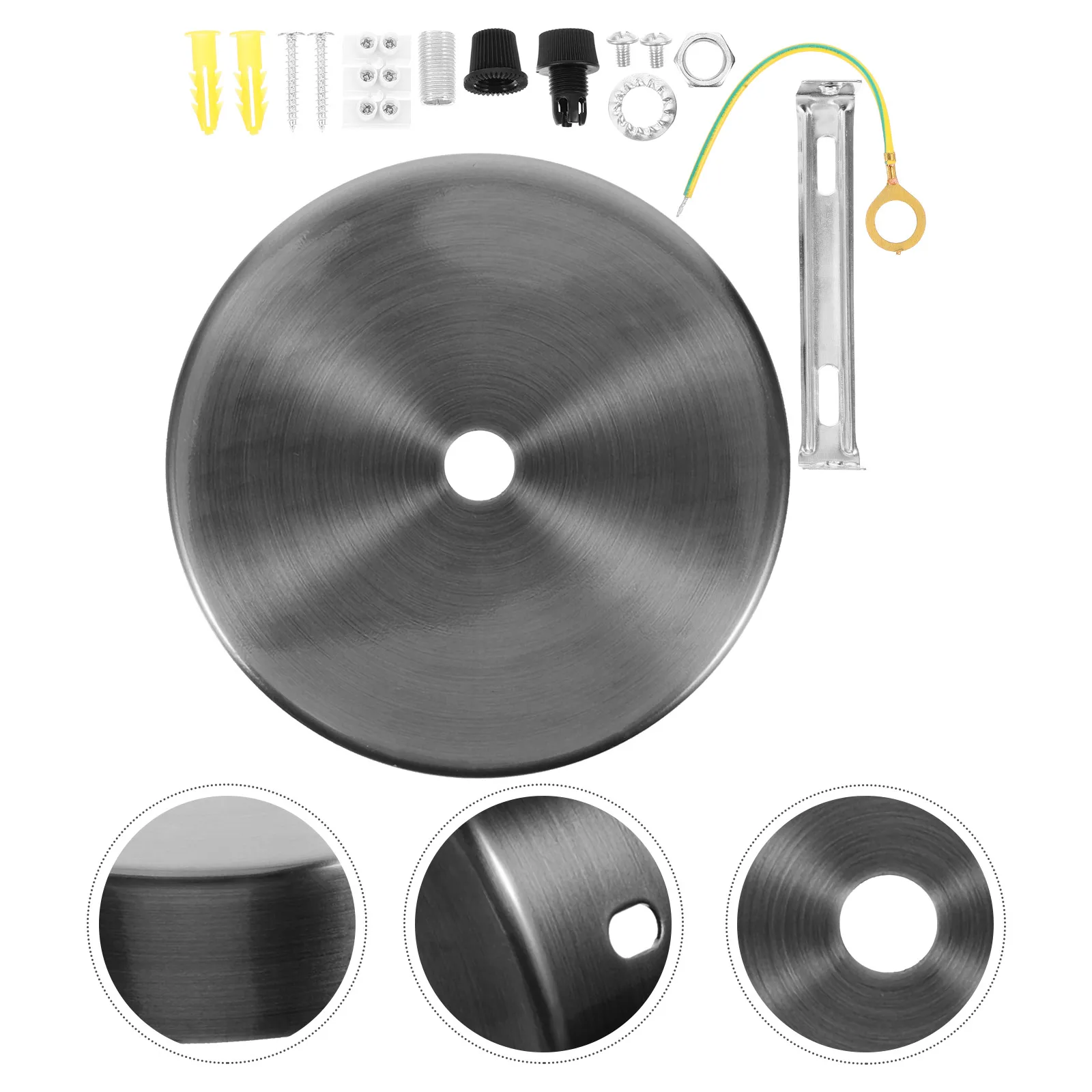 Ceiling Lamp Tray Canopy Mounting Plate Cover Chandelier Pendant Lights Hardware Kit Metal Round DIY Accessories Sturdy
Ceiling Lamp Tray Canopy Mounting Plate Cover Chandelier Pendant Lights Hardware Kit Metal Round DIY Accessories Sturdy