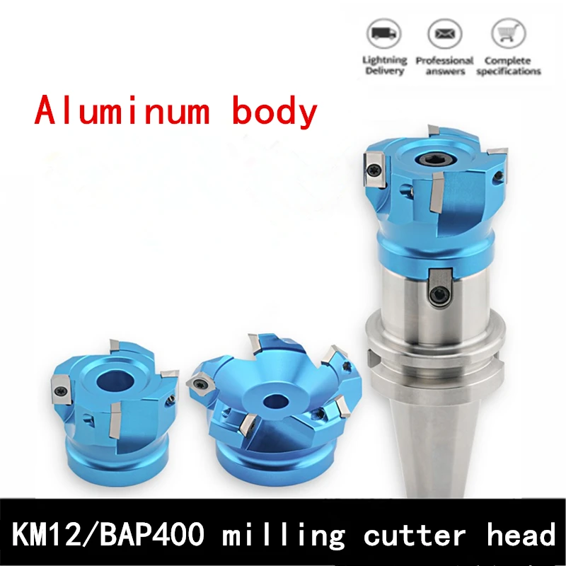 45 angle KM12 45°face aluminum flat head end mill SEKT1204 insert BAP 400R 90°-angle cutter head for aluminum face milling cutte
45 angle KM12 45°face aluminum flat head end mill SEKT1204 insert BAP 400R 90°-angle cutter head for aluminum face milling cutte