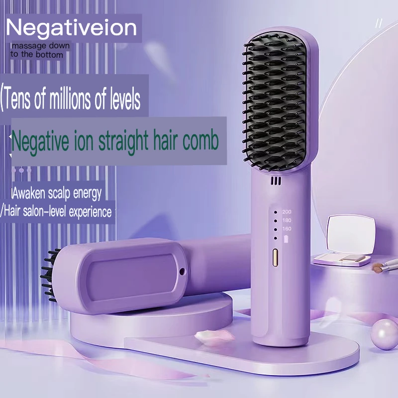 New Goddess Wireless Straight Hair Moisturizing Negative Ion Portable Mini Comb
New Goddess Wireless Straight Hair Moisturizing Negative Ion Portable Mini Comb
