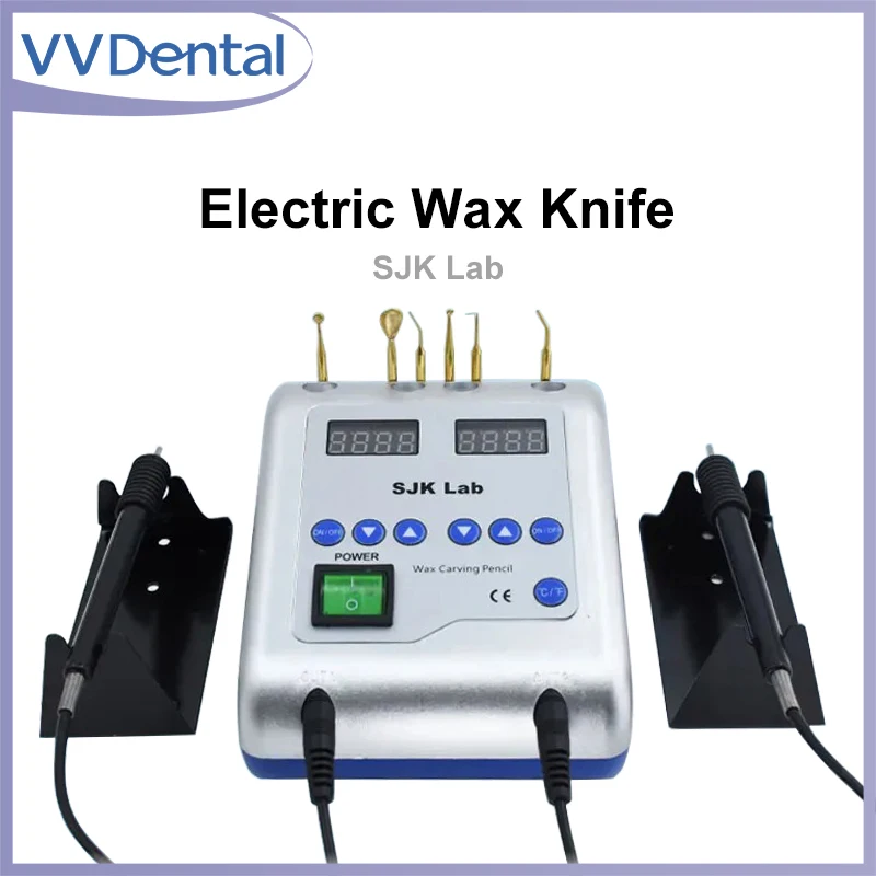VVDental Dental Equipment SJK Lab Electric Waxer Knife Carving With 6 Wax Tips+2 Pens Dental Electric Wax Carving Pen
VVDental Dental Equipment SJK Lab Electric Waxer Knife Carving With 6 Wax Tips+2 Pens Dental Electric Wax Carving Pen