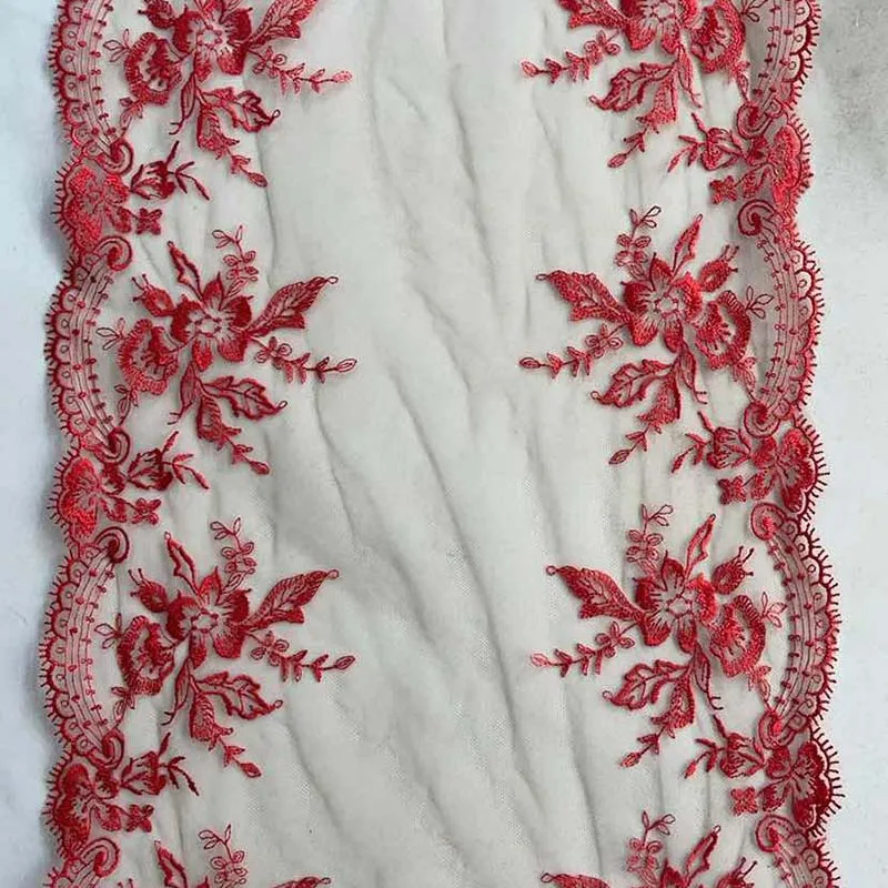 20Yards Bilateral Flowers Design Embroidered Tulle Fabric Lace Trim for Ladies Panties Dress Underwear 2025
20Yards Bilateral Flowers Design Embroidered Tulle Fabric Lace Trim for Ladies Panties Dress Underwear 2025