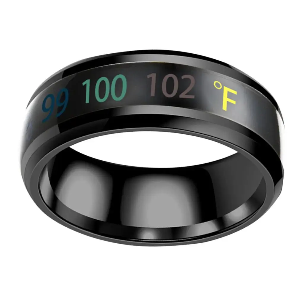 Intelligent Temperature Rings Stainless Steel Digital Display Fashion Jewelry Gifts Comfortable Wear Suitable All
Intelligent Temperature Rings Stainless Steel Digital Display Fashion Jewelry Gifts Comfortable Wear Suitable All