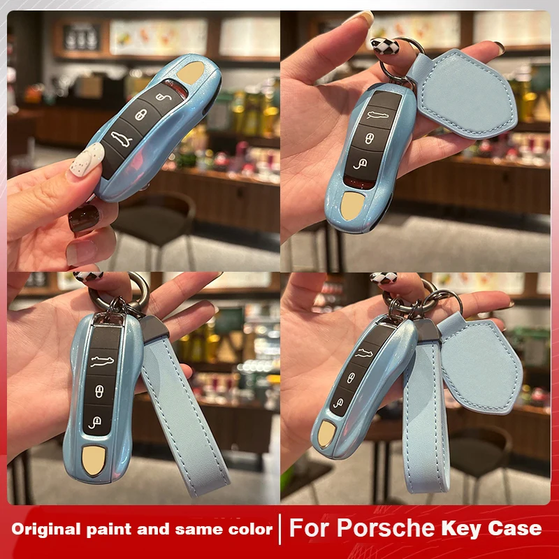 Car Key Case Ice Crystal Blue Color For Porsche Mancan Panamera Cayenne 718 911 Boxster Cayman Key Cover Shell Replacement Kit
Car Key Case Ice Crystal Blue Color For Porsche Mancan Panamera Cayenne 718 911 Boxster Cayman Key Cover Shell Replacement Kit