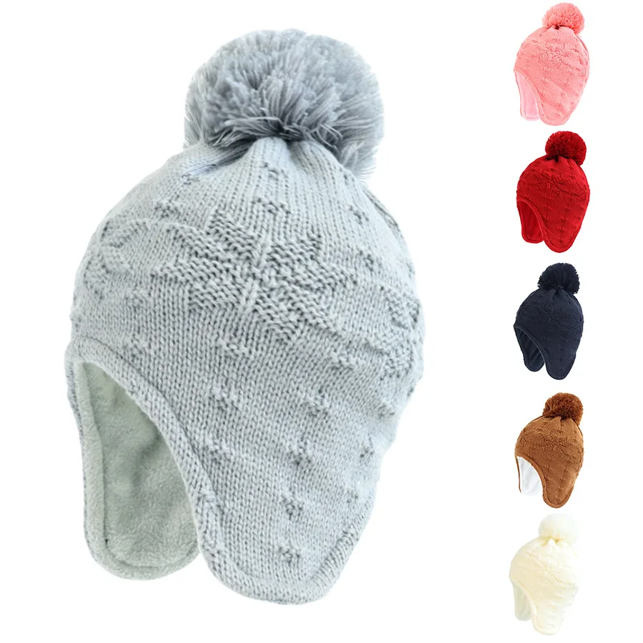 Earflap Hat Kid Winter Beanie Pompom Boy Girl Acrylic Knit Fleece Lining Cap Warm Accessory For Autumn Outdoor Cold Weather
Earflap Hat Kid Winter Beanie Pompom Boy Girl Acrylic Knit Fleece Lining Cap Warm Accessory For Autumn Outdoor Cold Weather