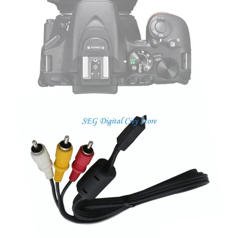 U75B Mini8p AV Cable for D3400 D3100 D5100 P7100 D5600 Easy to Use
U75B Mini8p AV Cable for D3400 D3100 D5100 P7100 D5600 Easy to Use