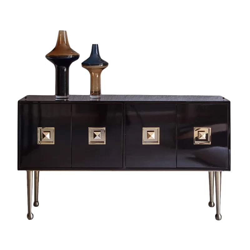 American Light Luxury Simple Stainless Steel Gold Plated Entrance Cabinet/High-End Solid Wood TV Cabinet
American Light Luxury Simple Stainless Steel Gold Plated Entrance Cabinet/High-End Solid Wood TV Cabinet