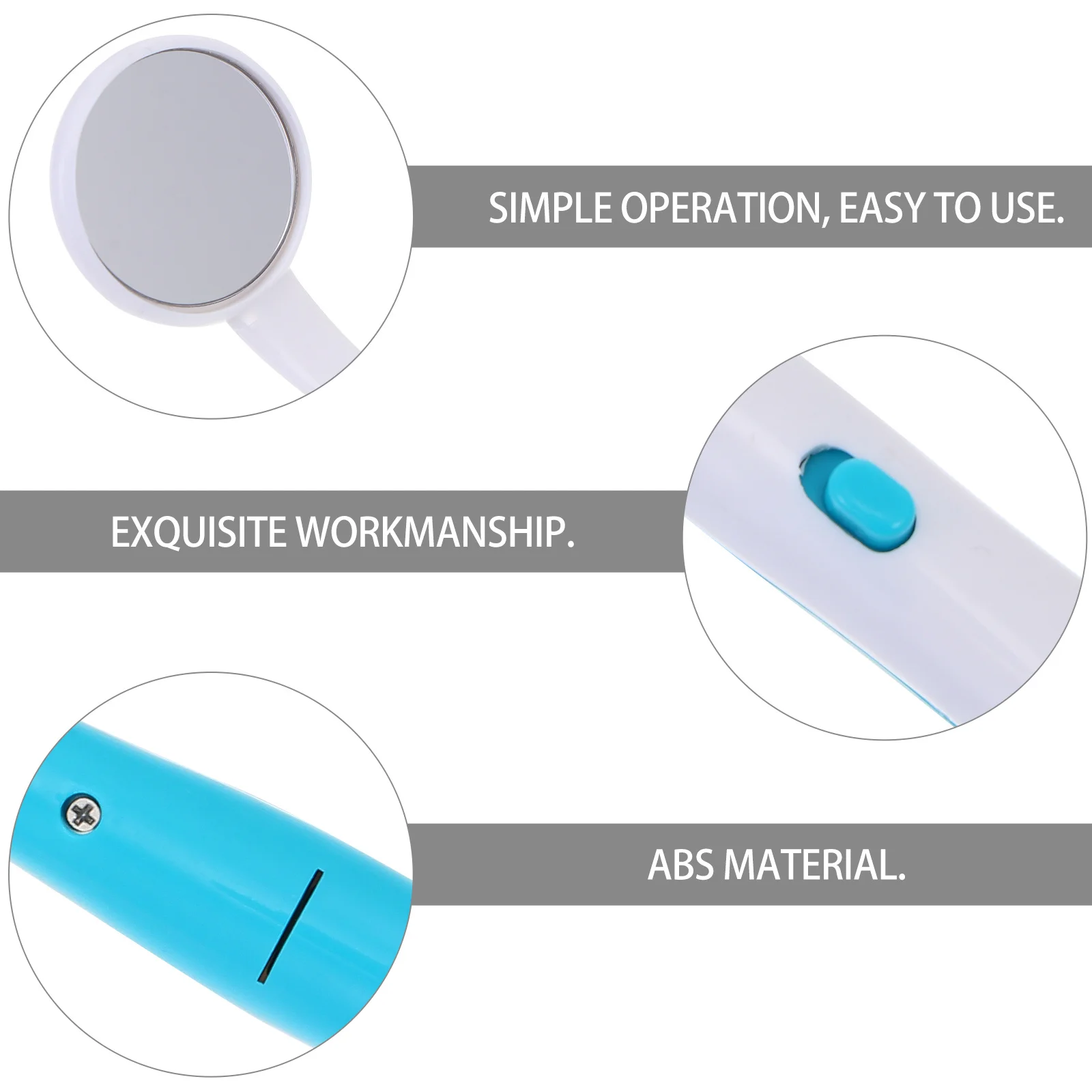 2Pcs LED Mouth Mirror Anti Fog Teeth Inspection Professional Practical Dentist Accessory Strong Durable Oral Mirror Dental
2Pcs LED Mouth Mirror Anti Fog Teeth Inspection Professional Practical Dentist Accessory Strong Durable Oral Mirror Dental