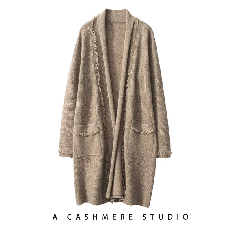 High Quality Autumn and Winter New Style Solid Color Cardigan Outerwear Casual Loose Knitted Coat
High Quality Autumn and Winter New Style Solid Color Cardigan Outerwear Casual Loose Knitted Coat