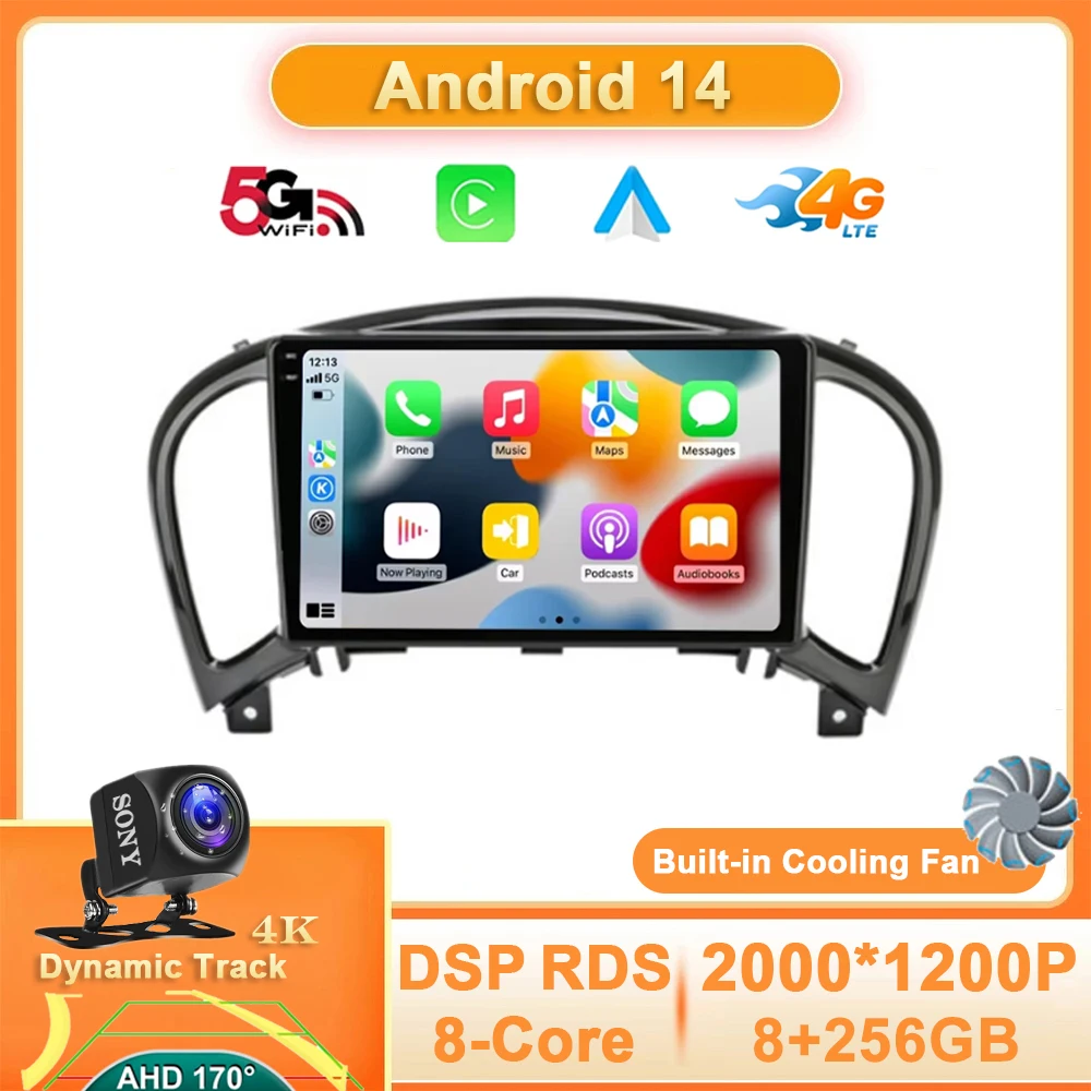 Автомагнитола на Android 14 для Nissan Juke YF15 2010 - 2014 мультимедийный стерео видеоплеер 4G WIFI Carplay GPS навигация Авто QLED BT
Автомагнитола на Android 14 для Nissan Juke YF15 2010 - 2014 мультимедийный стерео видеоплеер 4G WIFI Carplay GPS навигация Авто QLED BT
