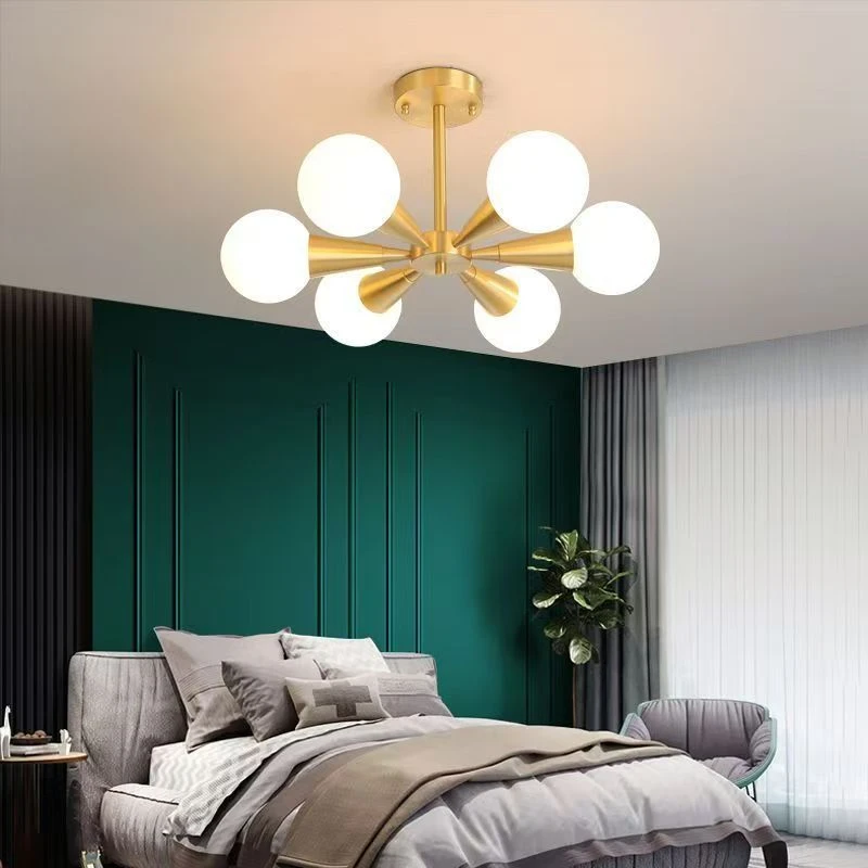 Modern Lustrous Glass Ball Living Room Chandelier, Kitchen, Bedroom Led Ceiling Chandelier, Indoor Home Lighting Fixture
Modern Lustrous Glass Ball Living Room Chandelier, Kitchen, Bedroom Led Ceiling Chandelier, Indoor Home Lighting Fixture