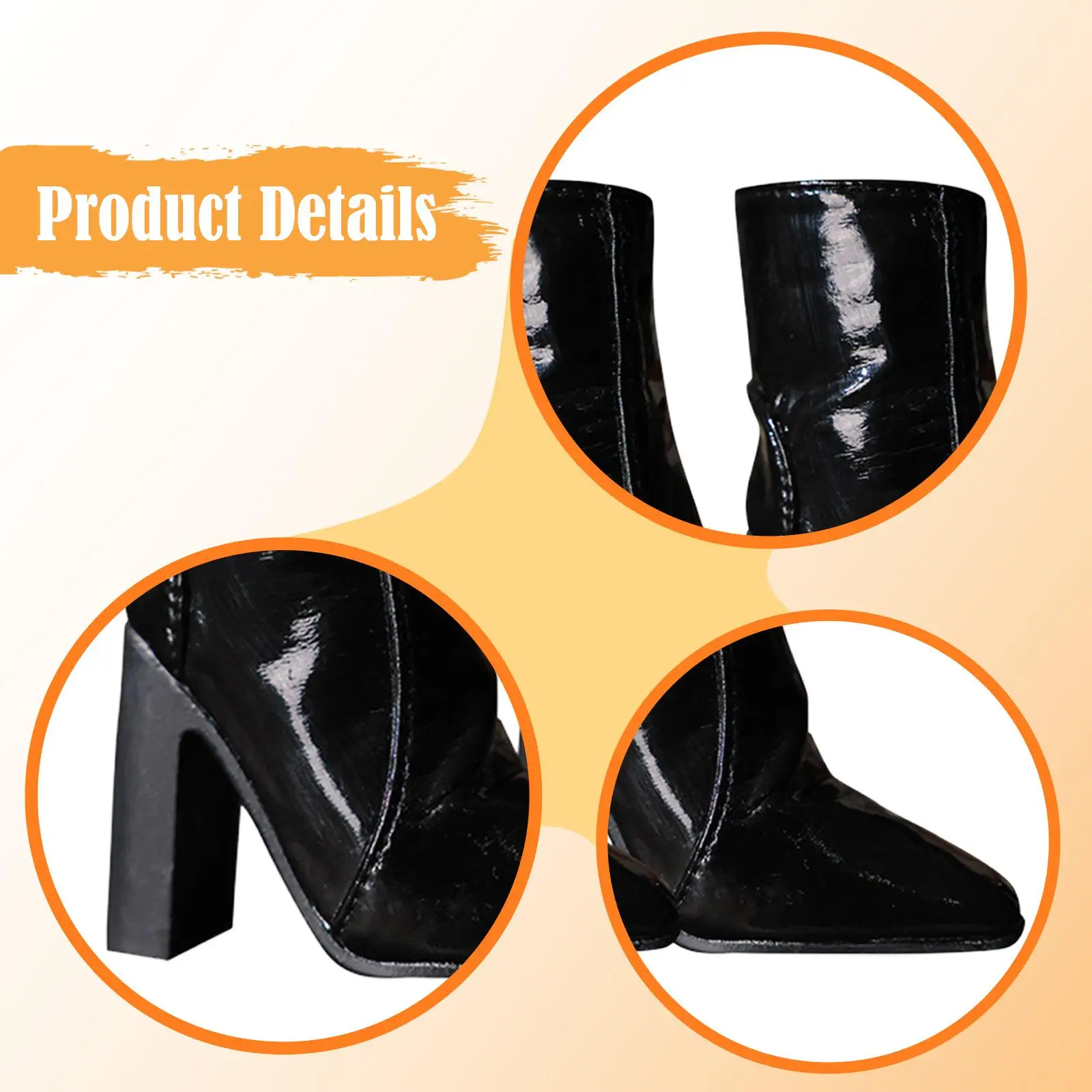 Elegant High Heel Boots 1 3 Model Doll Shoes PU Material for 24 Inch Women Figure DIY Costume Decoration
Elegant High Heel Boots 1 3 Model Doll Shoes PU Material for 24 Inch Women Figure DIY Costume Decoration