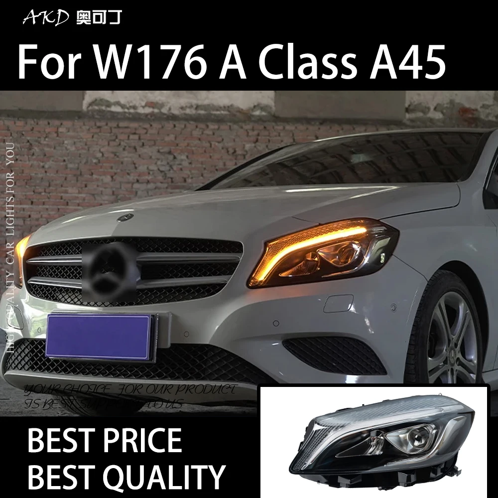 Car Lights for W176 2013-2018 A Class A45 A180 A200 LED Headlight Upgrade High Configure Bifocal Lens AMG Design Accessories
Car Lights for W176 2013-2018 A Class A45 A180 A200 LED Headlight Upgrade High Configure Bifocal Lens AMG Design Accessories