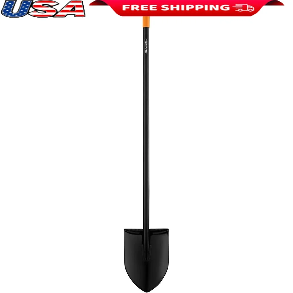 Heavy Duty Steel Garden Shovel Ergonomic Digging Tool Tough Soil Gardening Tasks with Straight Steel Handle
Heavy Duty Steel Garden Shovel Ergonomic Digging Tool Tough Soil Gardening Tasks with Straight Steel Handle