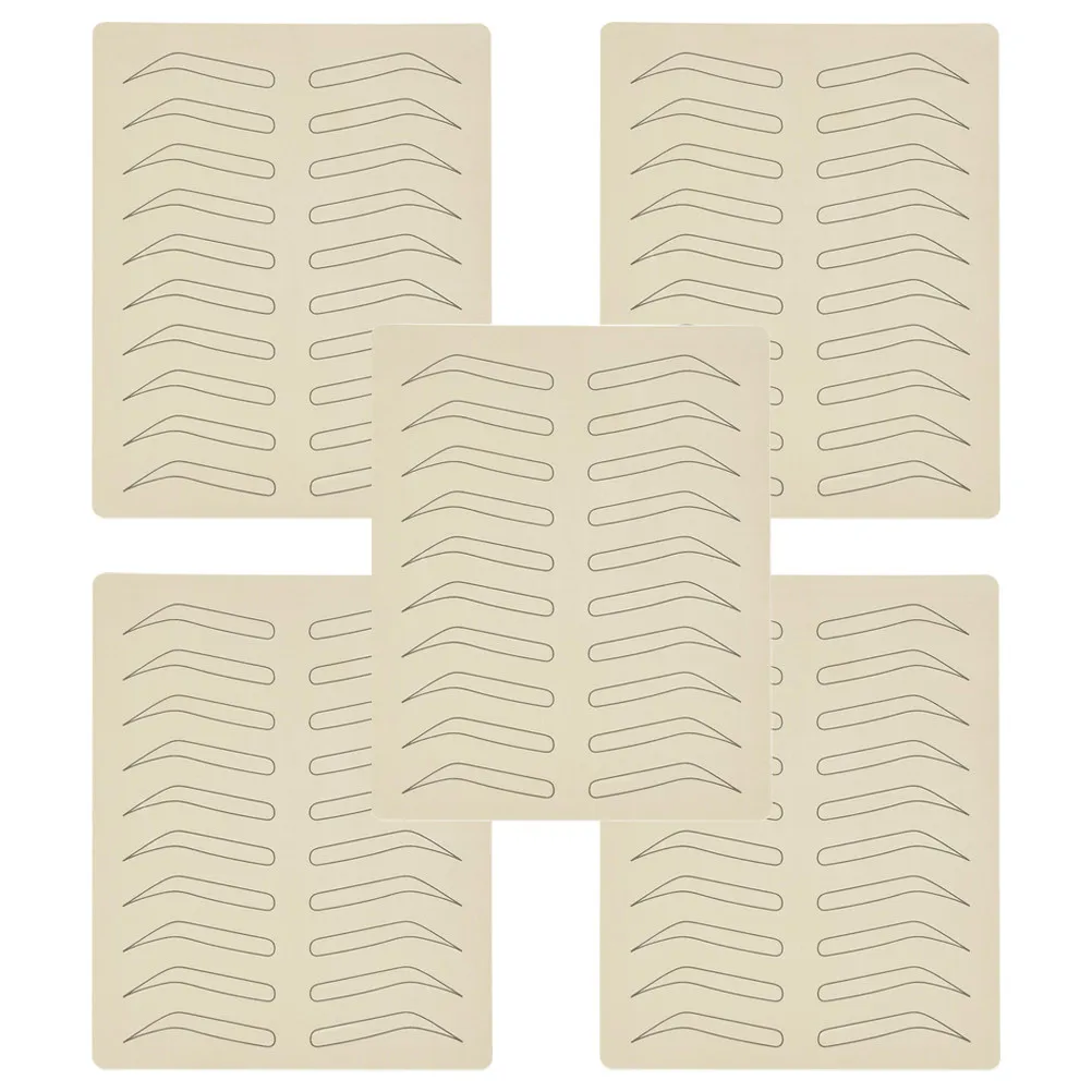 5Pcs Microblading Practice Skin Silicone Tattoo Training Sheet for Eyebrows Beginners Artificial Skin for Shading Outlining
5Pcs Microblading Practice Skin Silicone Tattoo Training Sheet for Eyebrows Beginners Artificial Skin for Shading Outlining