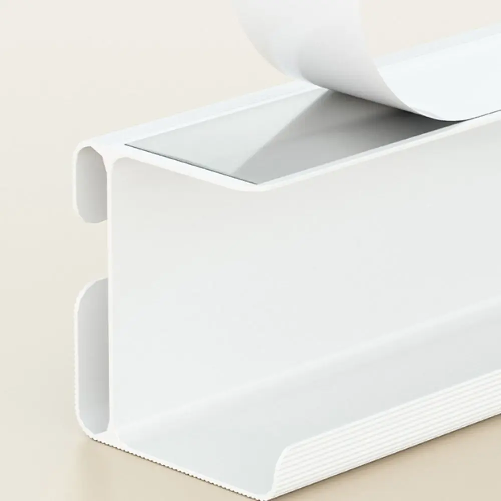 No Trace Under Table Cable Tray Widened Self Adhesive Cable Management Tray Flame Retardant Plastic Under Desk Rack
No Trace Under Table Cable Tray Widened Self Adhesive Cable Management Tray Flame Retardant Plastic Under Desk Rack