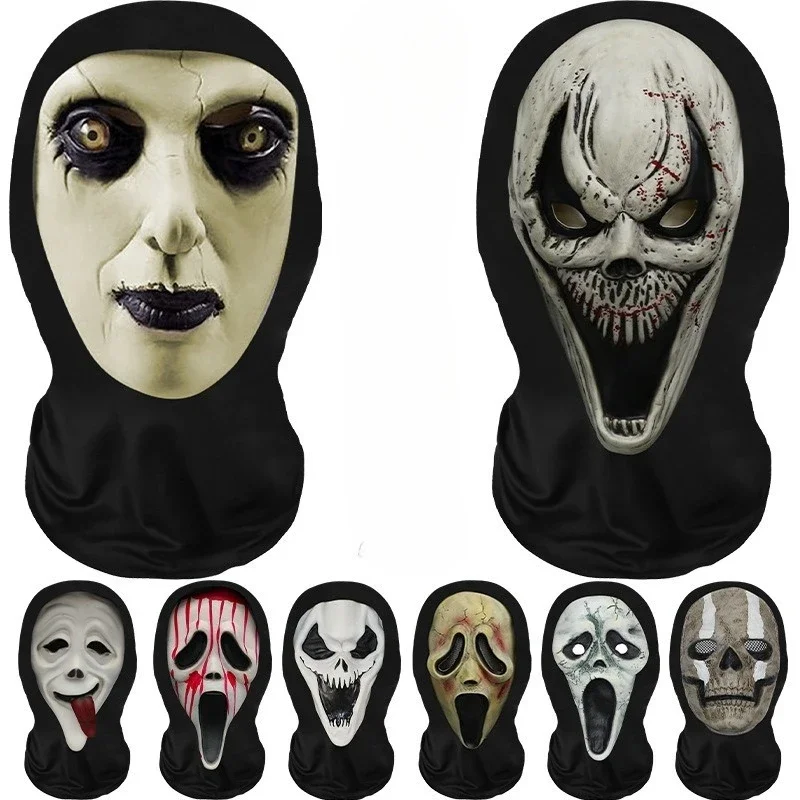 Adult Spooky Ghost White Mask Scary Skull Face Halloween Costume Party Props Horror Cosplay Screaming Masquerade Accessories
Adult Spooky Ghost White Mask Scary Skull Face Halloween Costume Party Props Horror Cosplay Screaming Masquerade Accessories