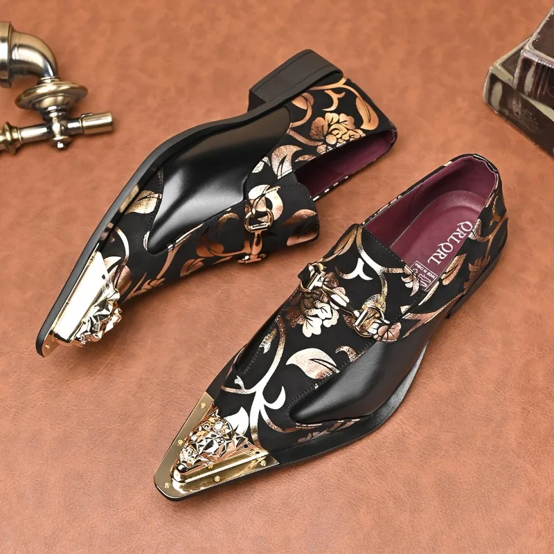 Size48 Man Shoes Luxury Banquet Leather Shoes for Mem Fashion Pattern Iron Business Dress Casual Men's Loafers Zapatillas Hombre
Size48 Man Shoes Luxury Banquet Leather Shoes for Mem Fashion Pattern Iron Business Dress Casual Men's Loafers Zapatillas Hombre